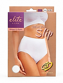 🤎 Ten / Nude
Elite Life Yüksek Bel Slip Külot Ten Dikişsiz Esnek Konforlu İç Giyim