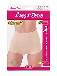 🤎Ten
Layza Form Lazer Kesim Slip Korse Siyah Yüksek Bel Toparlayıcı İz Yapmaz İki Beden Küçültür